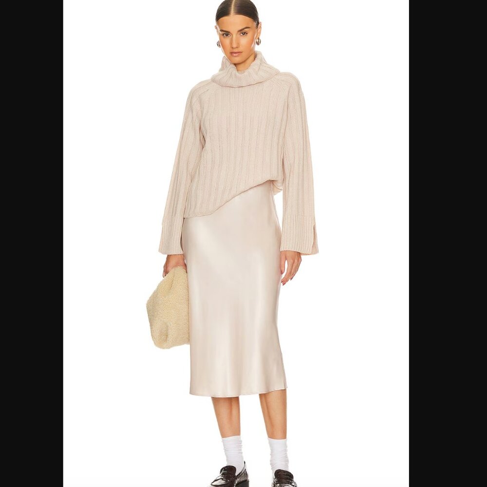 Sanctuary Everyday Midi Skirt Cream